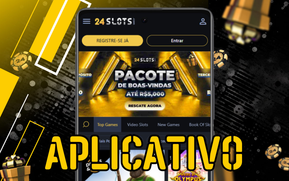 Aplicativo 24Slots Brasil para uso fácil